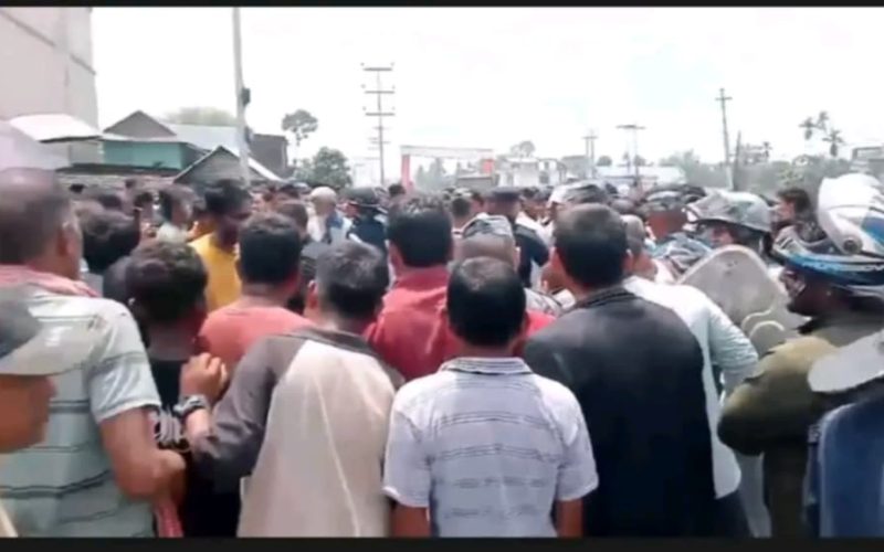 हरैँचामा टिपरले ठक्कर दिँदा एक जनाको मृत्यु, स्थिति तनावग्रस्त