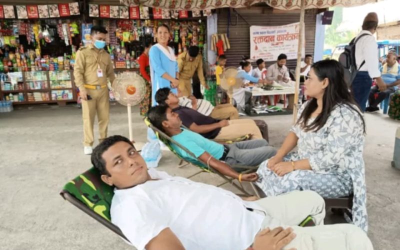 सन्त निरंकारी मण्डल नेपाल उपशाखा उर्लाबारीको आयोजनामा रक्तदान कार्यक्रम सम्पन्न