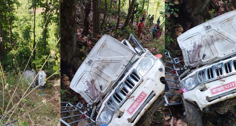 यात्रुवाहक बोलेरो दुर्घटना हुँदा ६ जना गम्भीर घाइते