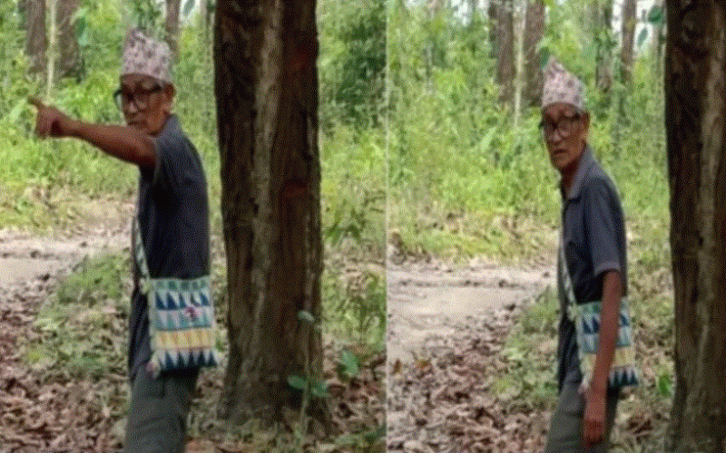 अपरिचित बृद्धको गतिविधीले डुम्रेवासी त्रसित