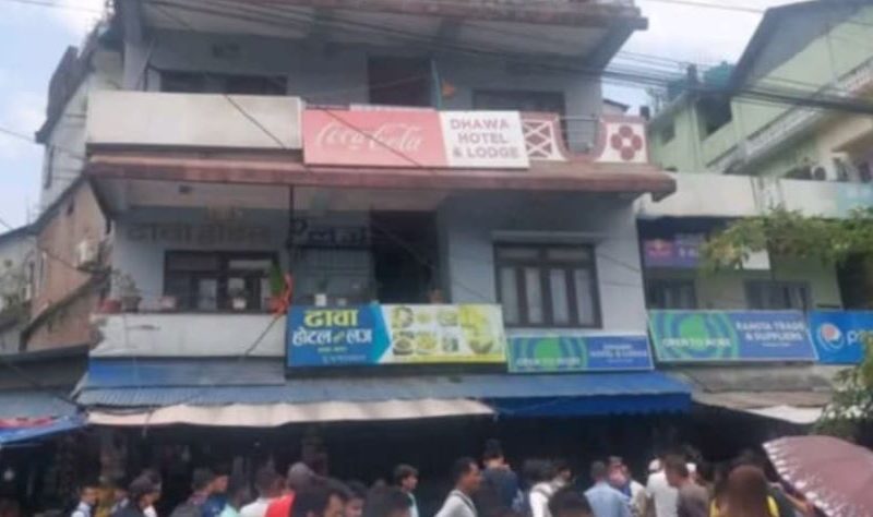 दमकको ढावा होटलमा एक महिला मृत फेला