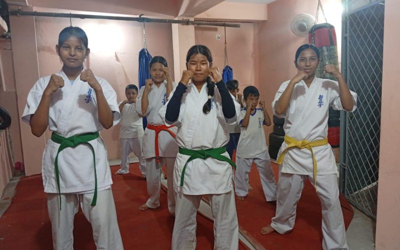 जिल्ला स्तरीय फलकन्ट्याक्ट कराँते प्रतियोगिता हुँदै