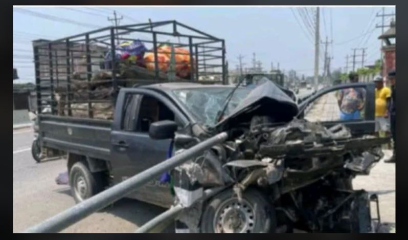 पिकअप दुर्घटनामा प्रहरी सहायक निरीक्षकको मृत्यु, चालक र छोरी घाइते