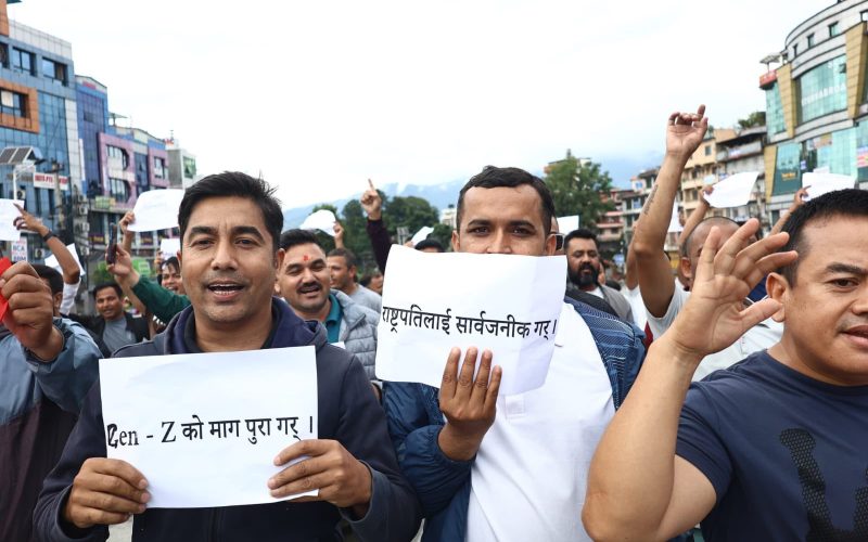 “संविधानको रक्षा गर्न राष्ट्रपतिलाई तरुण दलको आग्रह”