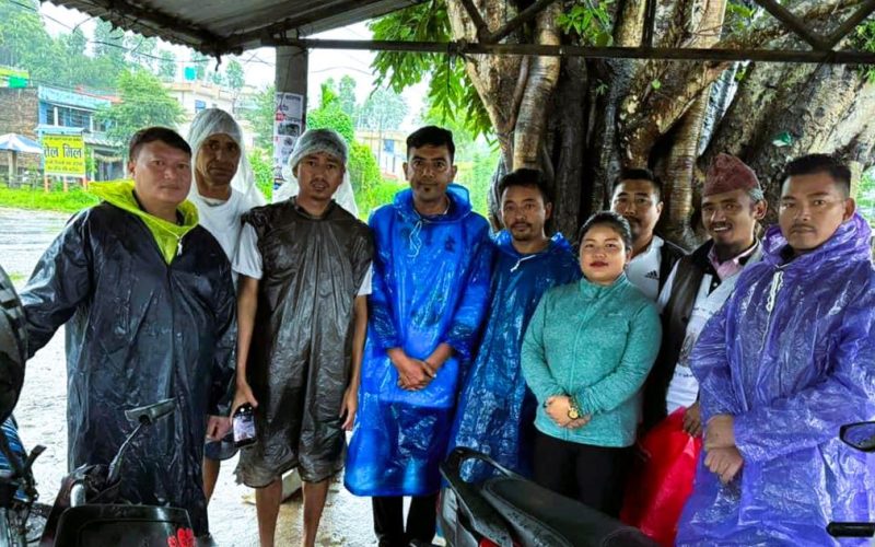 मकवानपुरमा हर्क साम्पाङ अ रेभुलेशन श्रम संस्कृति पार्टीको पहिलो श्रम अभियान सम्पन्न