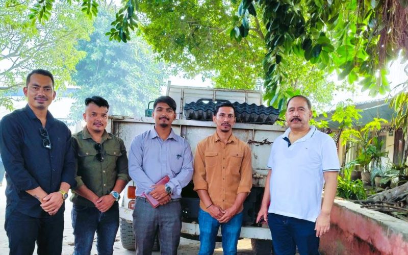 हुलास स्टिलको सामाजिक उत्तरदायित्व: सिआन पुनर्स्थापना केन्द्रलाई रूफिङ सिट सहयोग