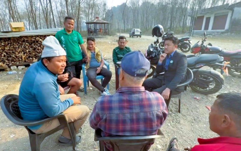 मकवानपुर–१ मा इन्जिनियर सुरेन्द्र लामाको जनमुखी अभियान, पूर्वाधार र बाढी नियन्त्रण पहिलो प्राथमिकता