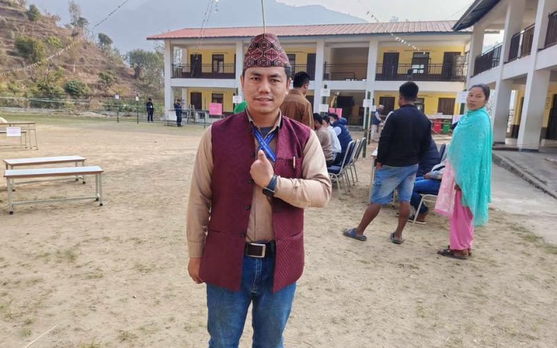 महासंघ बागमती अध्यक्ष कृष्ण सारु मगरद्वारा दुर्गम क्षेत्रमा मतदान, मकवानपुर–२ मा मतदाताको उत्साह उच्च