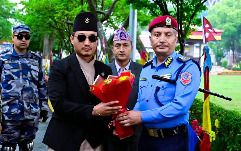 गृहमन्त्री सुधन गुरूङद्वारा नेपाल प्रहरी प्रधान कार्यालय निरीक्षण, प्रविधिमैत्री र जनमुखी प्रहरी सेवामा जोड