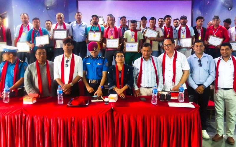 बागमती प्रदेशका उत्कृष्ट ३२ चालक तथा सहचालक सम्मानित, मकवानपुरका सर्वाधिक पुरस्कृत