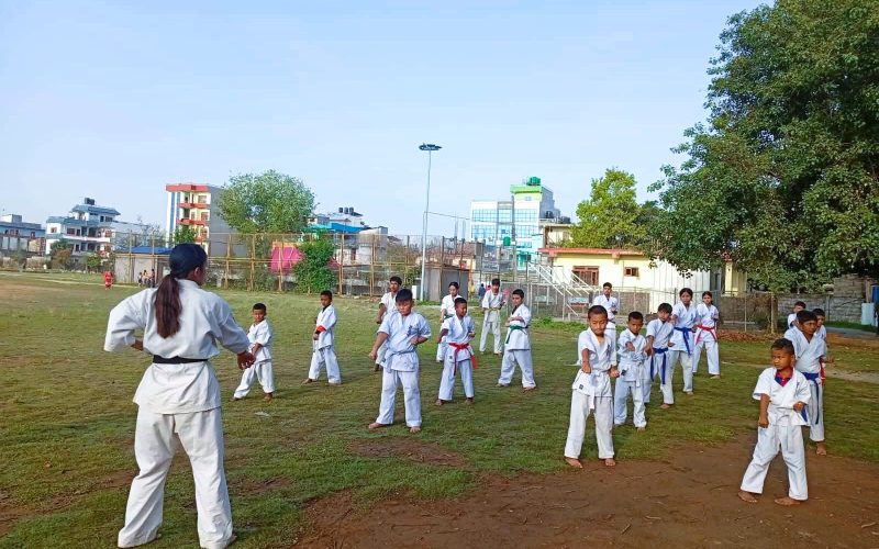 मकवानपुरमा शनिबार जिल्लास्तरीय फुलकन्टयाक्ट क्योकुशिन कराँते प्रतियोगिता हुँदै